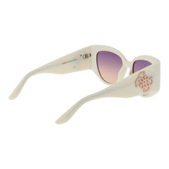 Guess White Plastic Sunglasses