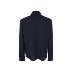 Herno Blue Cotton Polo Shirt