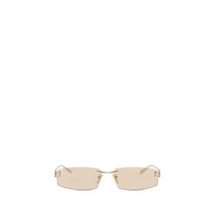 Balenciaga Beige Metal Sunglasses