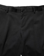 Dolce & Gabbana Black Cotton Dress Formal Men Trouser Pants