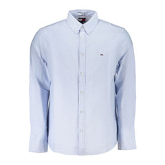 Tommy Hilfiger Azzurro Cotton Men's Shirt