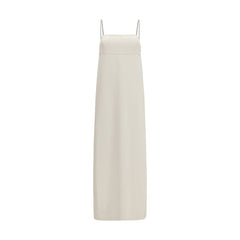 Brunello Cucinelli White Acetate Casual Dress