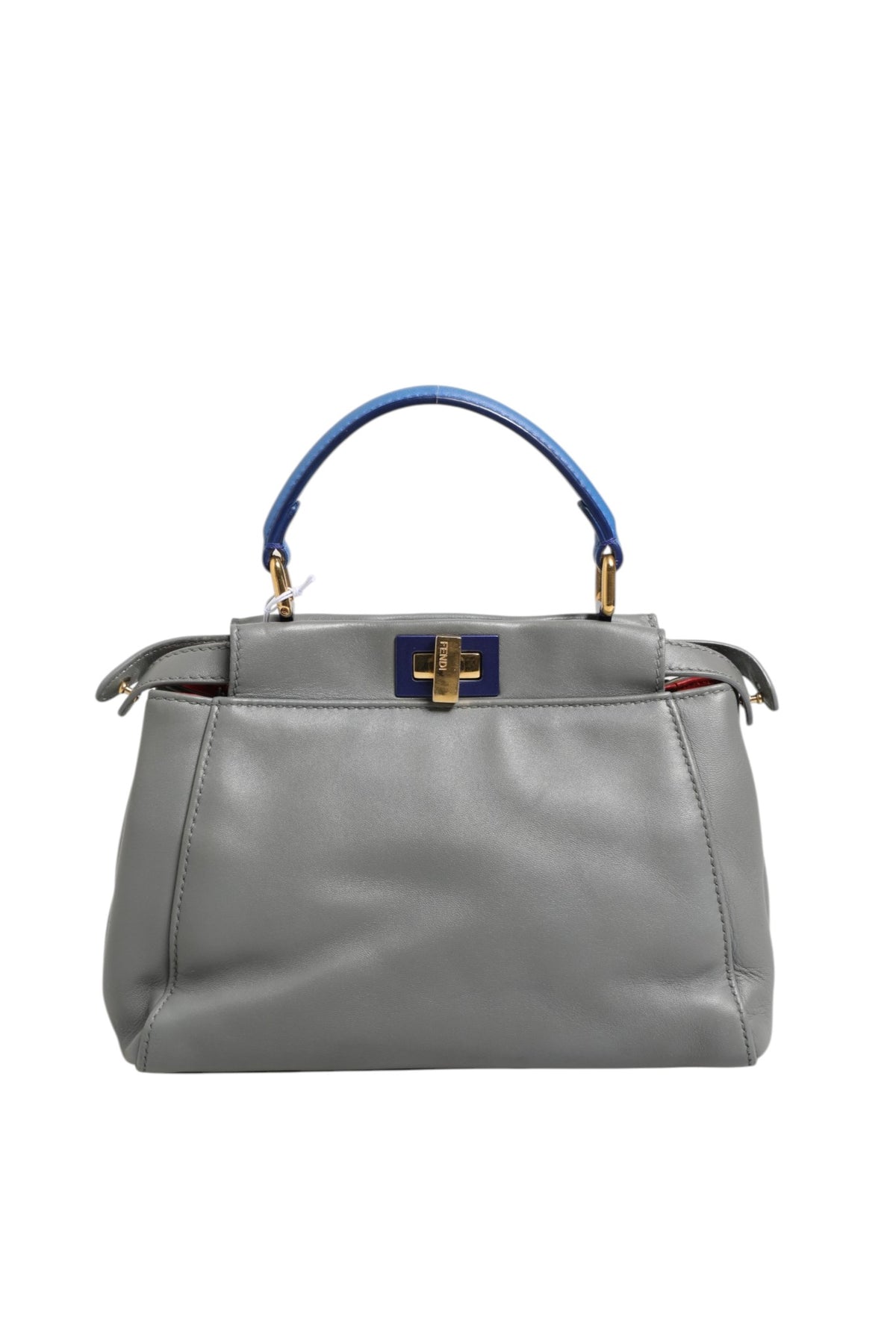 Fendi Mini Peekaboo Blue Grey