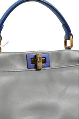Fendi Mini Peekaboo Blue Grey