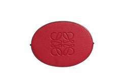 Loewe Gate Raspberry & Wine Leather Bucket Bag