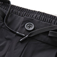 Herno Black Elastane Athletic Pants