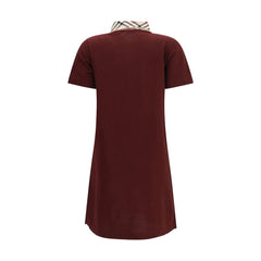 Burberry Bordeaux Cotton Casual Dress