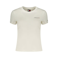 Tommy Hilfiger White Cotton Women's T-Shirt