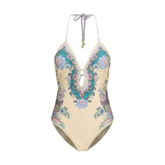 Zimmermann Beige Polyamide One-Piece Swimsuit
