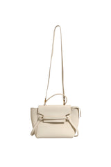 Celine Nano Belt Bag Grained Calfskin Chalk
