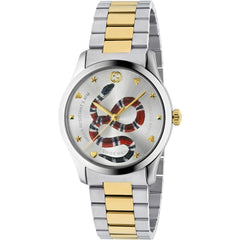 Gucci Silver Stainless Steel Dress Watch