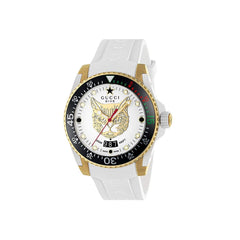 Gucci White Rubber Sport Watch
