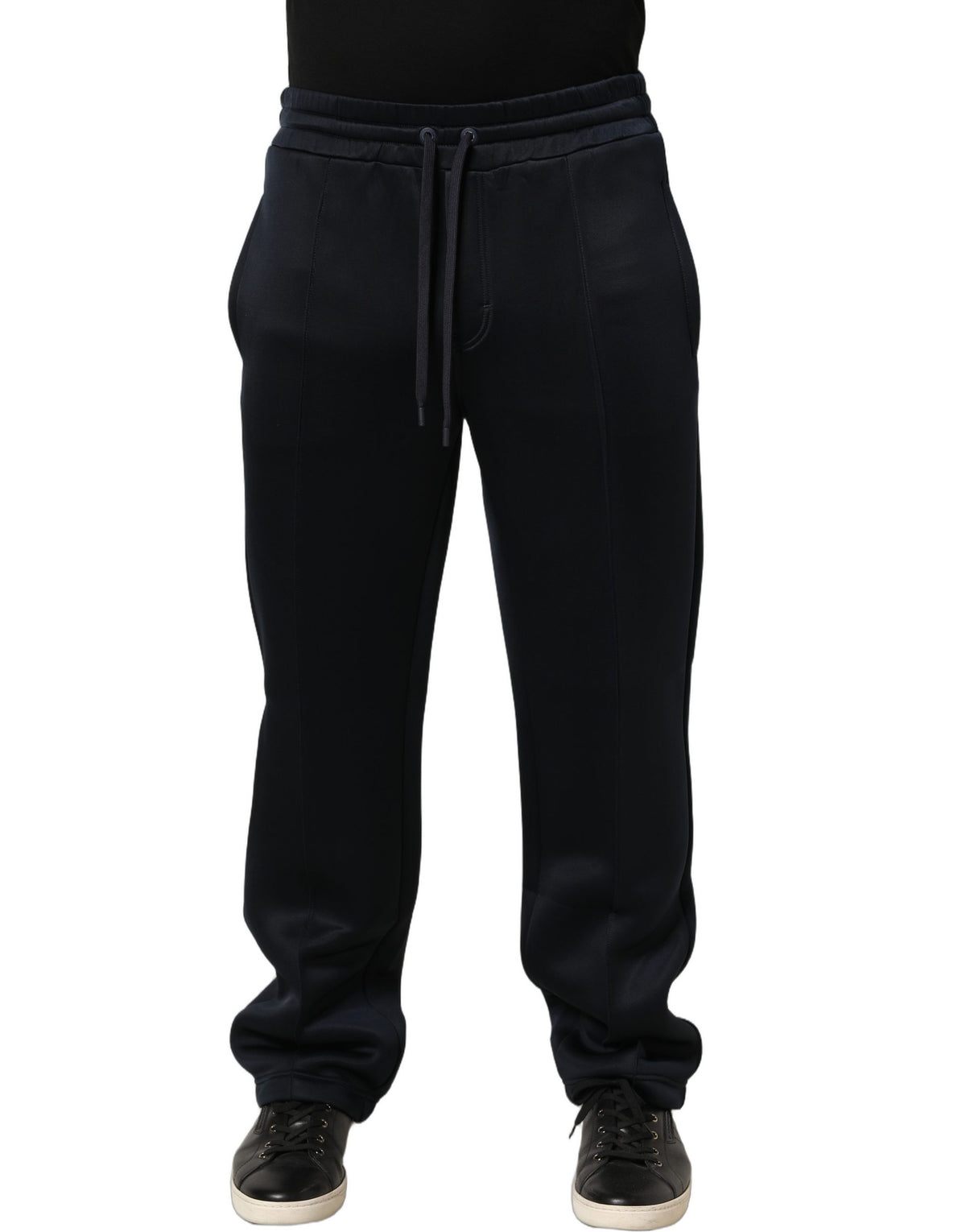 Dolce & Gabbana Black Polyester Jogger Men Sweatpants Pants