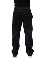 Dolce & Gabbana Black Polyester Jogger Men Sweatpants Pants