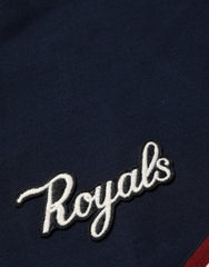 Dolce & Gabbana Blue Red Paneled 'Royals' Patch Sweatshirt Sweater