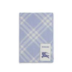 Burberry Blue Wool Oves Aries Scarf