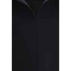 Balenciaga Black Wool Oves Aries Cocktail Dress