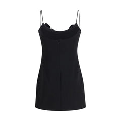 Magda Butrym Black Wool Oves Aries Casual Dress
