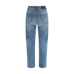 Brunello Cucinelli Blue Cotton Jeans Denim