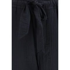 Marant Etoile Black Viscose Casual Pants