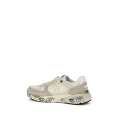 Premiata Beige Polyamide Low Top Sneakers
