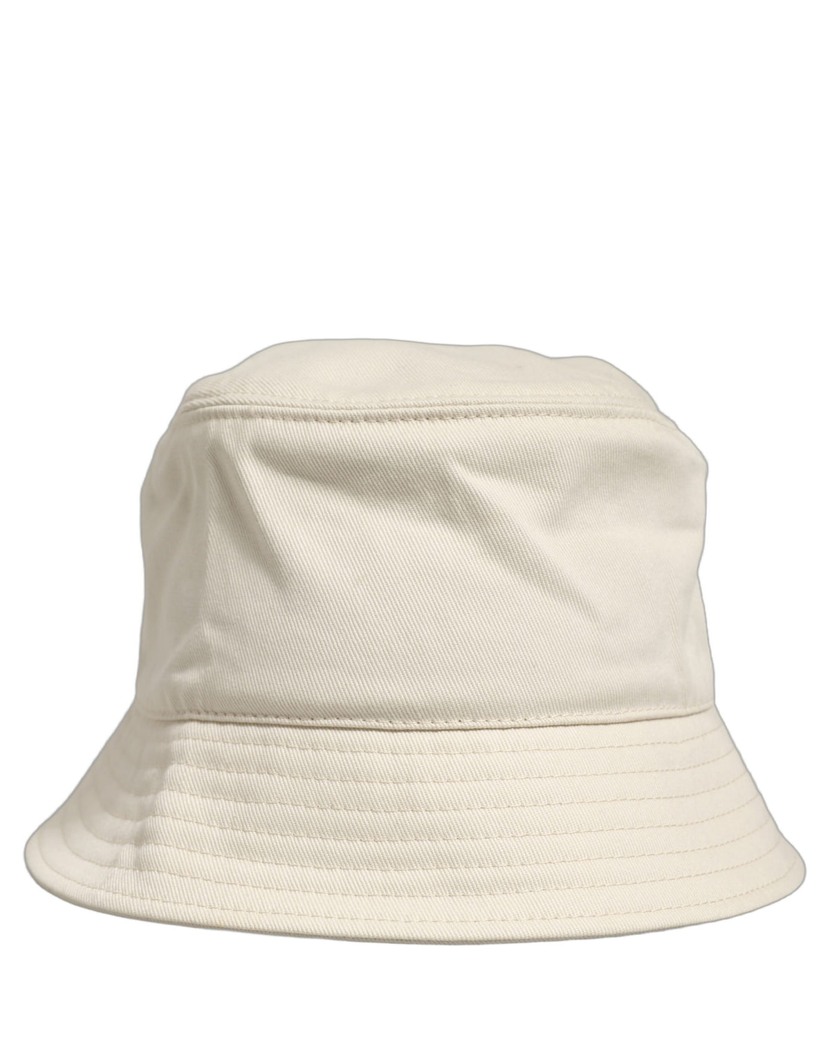 Dolce & Gabbana Men White Cotton Fisherman Bucket Hat