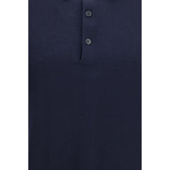 Premiata Blue Cotton Polo Shirt
