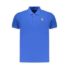 Marina Militare Blue Cotton Men Polo
