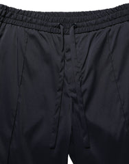 Dolce & Gabbana Black Nylon Straight Jogger Sweatpants Pants