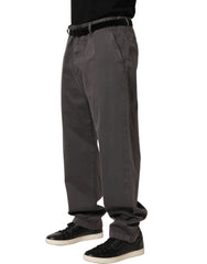 Dolce & Gabbana Dark Gray MidWaist Straight Men Trouser Pants