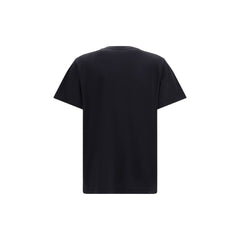 Ganni Black Cotton T-Shirt
