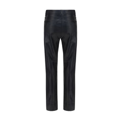 L'Agence Black Leather Pants