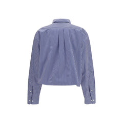 Miu Miu Blue Cotton Dress Shirt