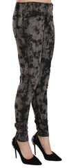 Just Cavalli Elegant Low Waist Skinny Denim Pants