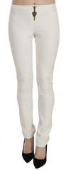 Just Cavalli Elegant Mid Waist Skinny Dress Pants