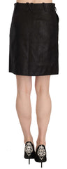 GF Ferre Elegant High Waist A-Line Mini Skirt