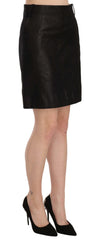 GF Ferre Elegant High Waist A-Line Mini Skirt