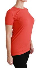 Dolce & Gabbana Elegant Red Crewneck Short Sleeve Tee