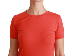 Dolce & Gabbana Elegant Red Crewneck Short Sleeve Tee