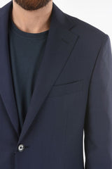 virgin wool MANTUA belt loops 2-button suit