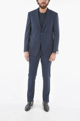 virgin wool MANTUA side vents notch lapel 2-button suit