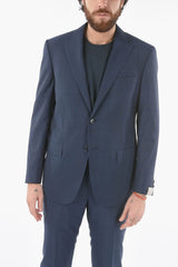 virgin wool MANTUA side vents notch lapel 2-button suit