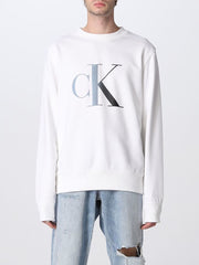 Calvin klein jeans yaf bright white sweatshirt