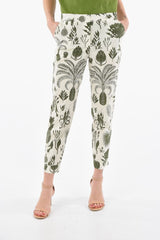 Tropical Printed Cotton CINAPPLE Trousers