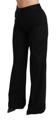 Dolce & Gabbana Elegant High Waist Flared Cashmere Pants