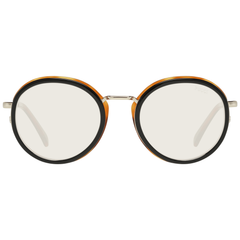 Emilio Pucci Black Metal & Plastic Sunglasses