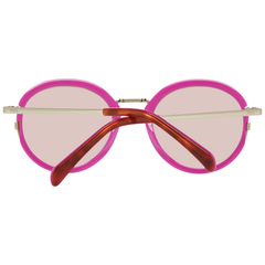 Emilio Pucci Brown Metal & Plastic Sunglasses