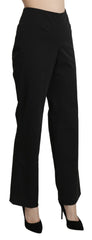 BENCIVENGA Elegant High Waist Straight Black Pants