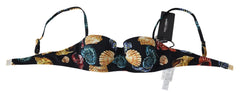 Dolce & Gabbana Chic Seashell-Print Bikini Top