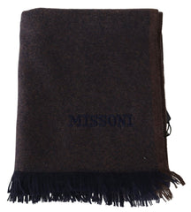 Missoni Luxurious Cashmere Unisex Scarf in Brown